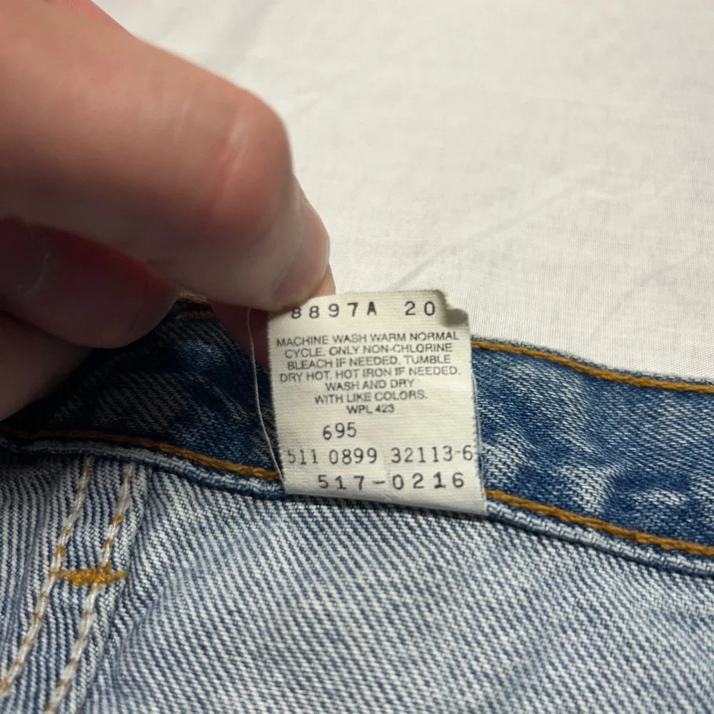 Vintage Levis 517 Bootcut Jeans Mens 34x32 Blue Medium Wash Denim Made in USA